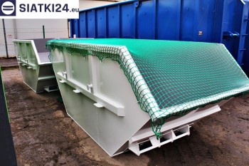 Siatki Lubartów - Siatka przykrywająca na kontener - zabezpieczenie przewożonych ładunków dla terenów Lubartowa